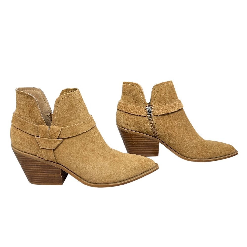 Dolce Vita Nonce Suede Ankle Slip on Booties women's size 9.5